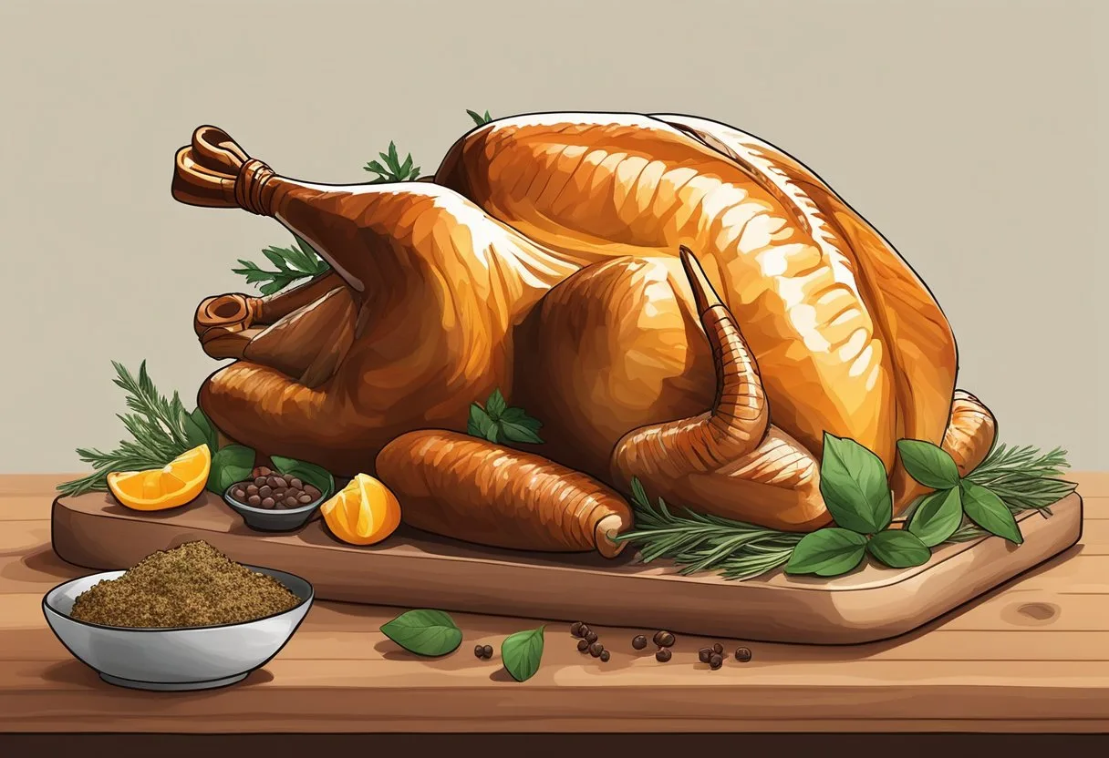 How long should a turkey rest after roasting?