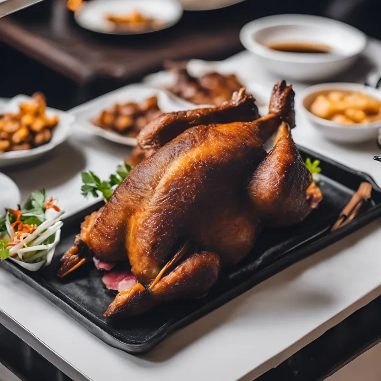 Peking Duck on a tray